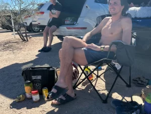 What to do after a running race